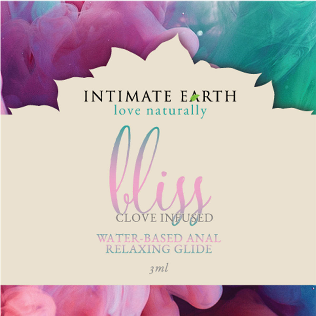 Intimate Earth Bliss Water-Based Anal Relaxing Glide Foils 48ct