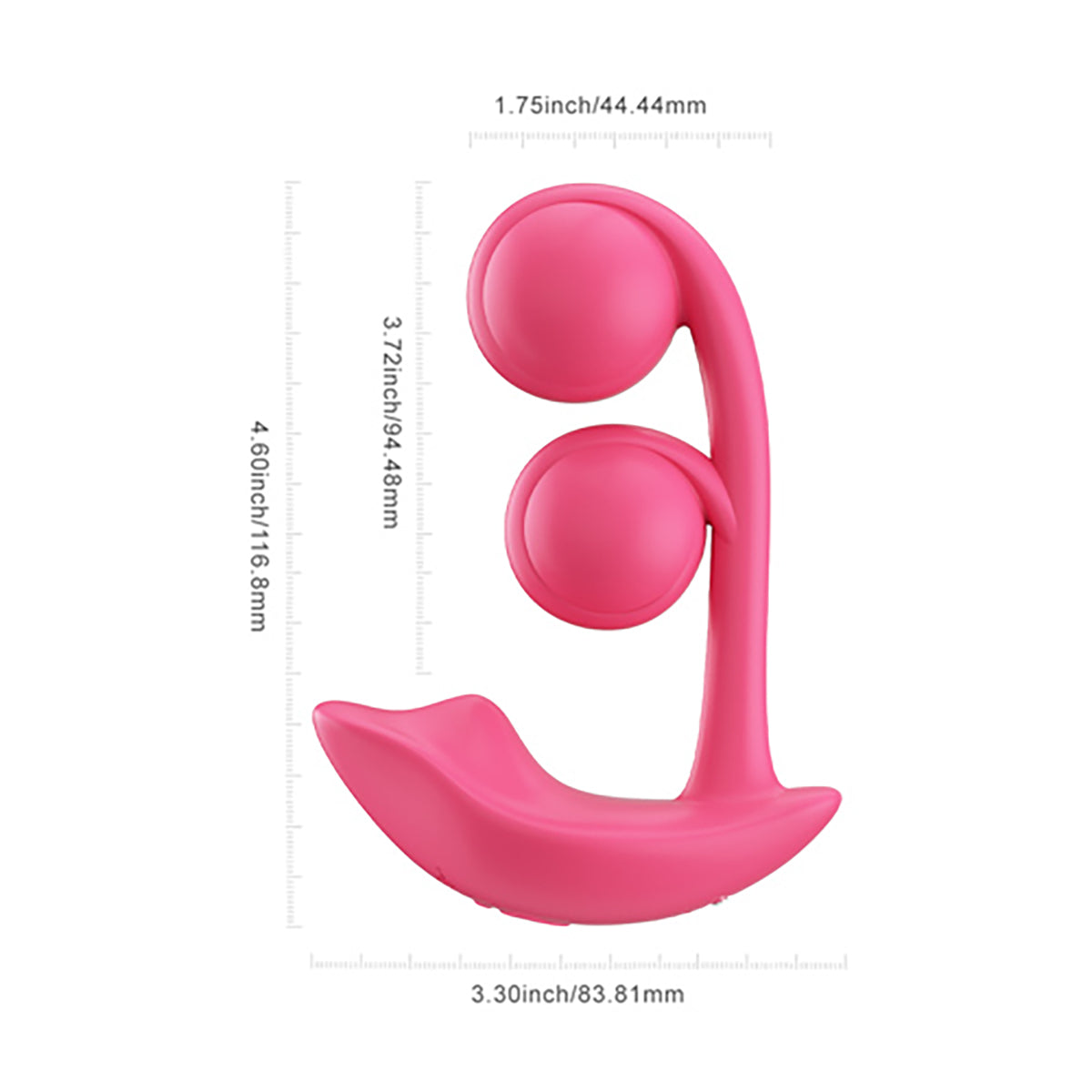 Honey Play Box Melody Pressure Sensing App-Controlled Twin Balls Dual Vibrator