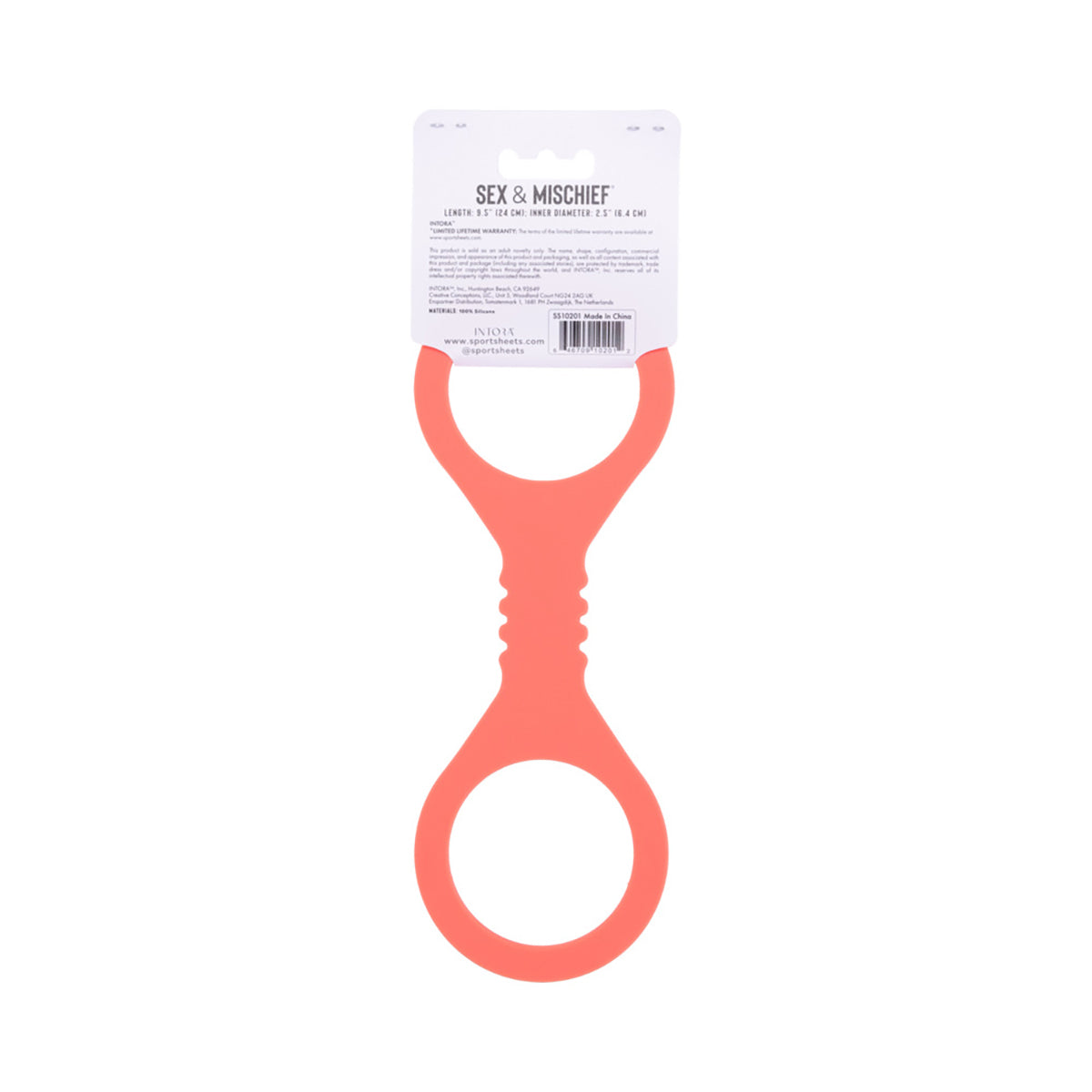 Sportsheets Sex & Mischief Peaches 'n CreaMe Small Silicone Cuffs