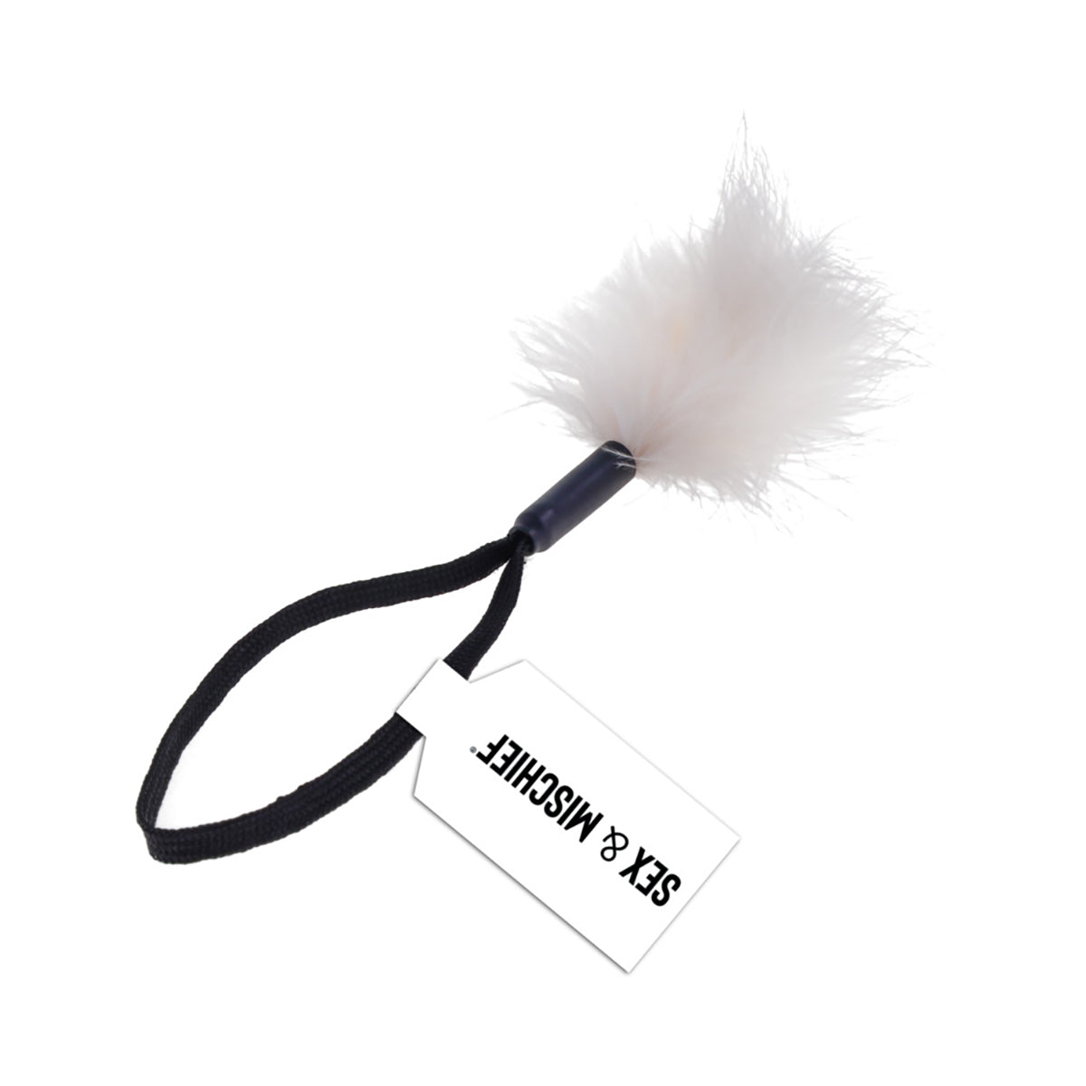 Sportsheets Sex & Mischief Peaches 'n CreaMe Wrist Feather Tickler CreaMe