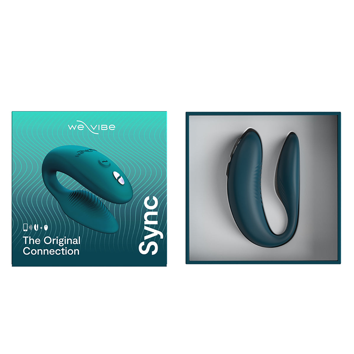 We-Vibe Sync 2 Rechargeable Remote Control Couples Vibrator Green Velvet