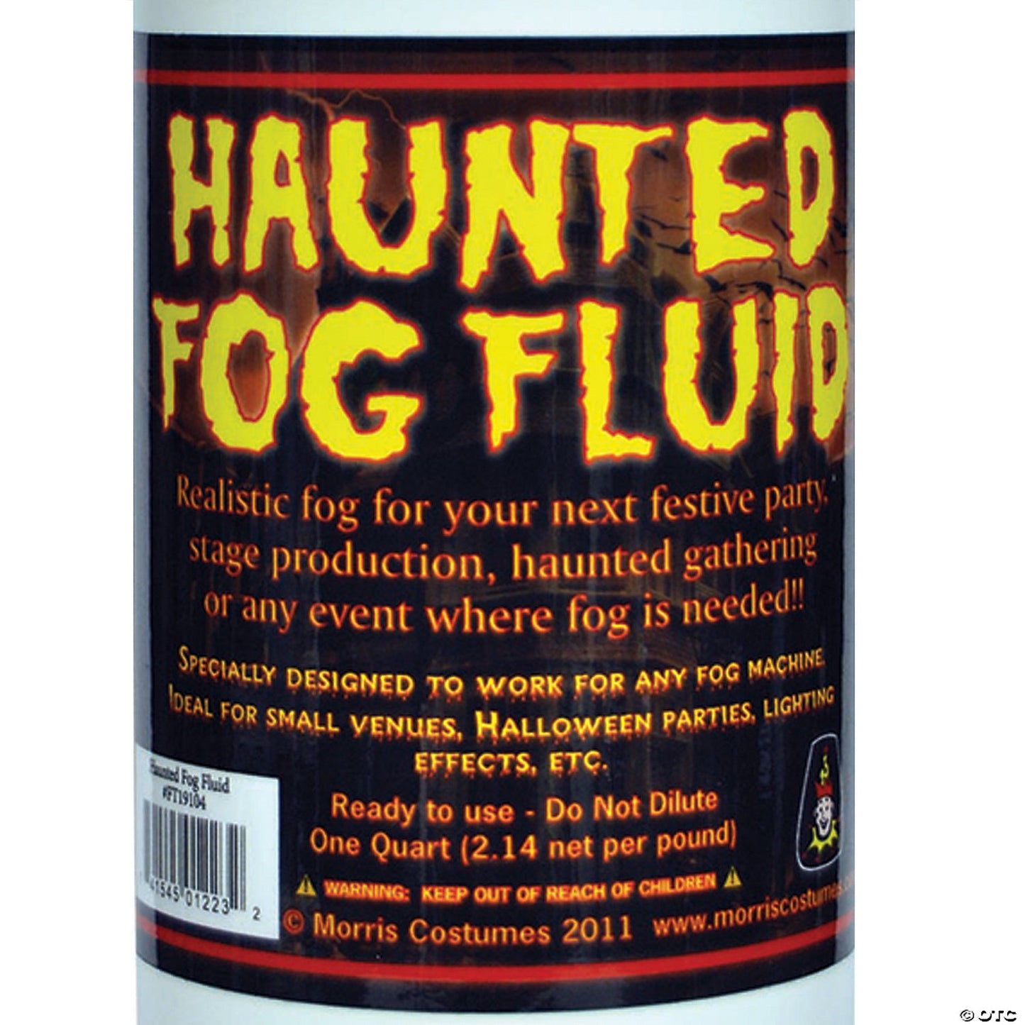 Fog Fluid - 1 Quart Halloween Costume Party Decor Prop Scary Spooky Accessory Display