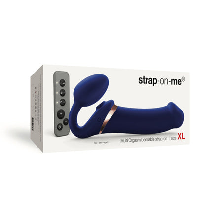 Strap-On-Me Rechargeable Remote-Controlled Multi Orgasm Bendable Strap-On Night