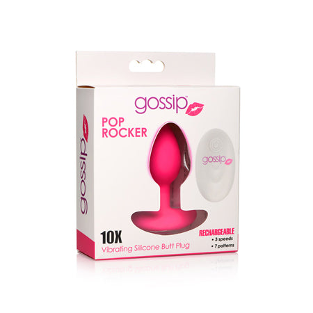 Curve Toys Gossip Pop Rocker Rechargeable Remote-Controlled Silicone Vibrating A