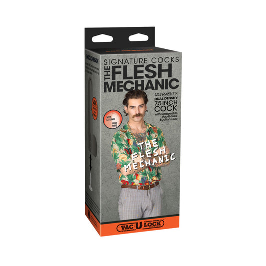 Signature Cocks Flesh Mechanic 7.5" ULTRASKYN Vac-U-Lock Dildo Attachment