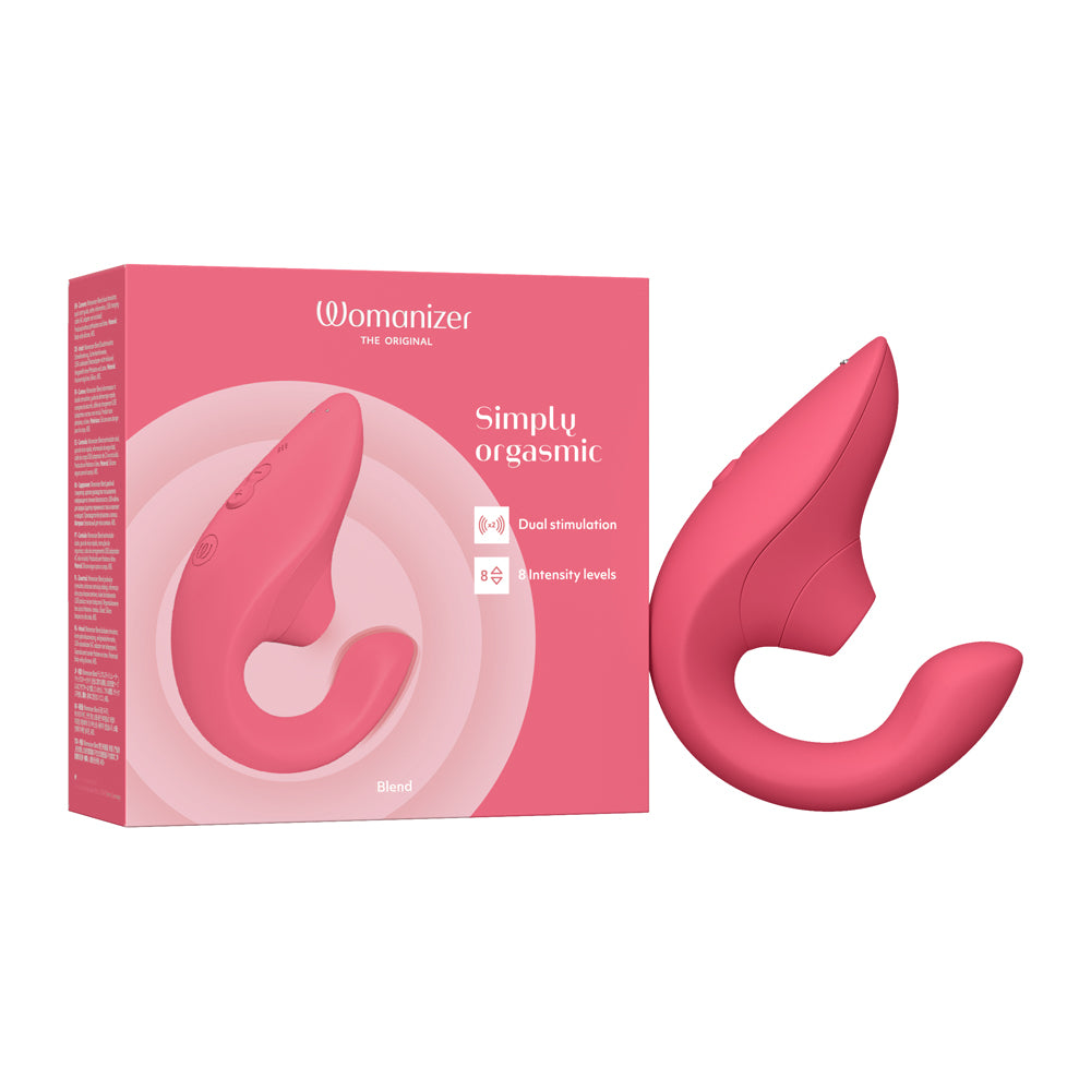 Womanizer Blend Vibrant Rose – Dual Stimulation Rechargeable Vibrator