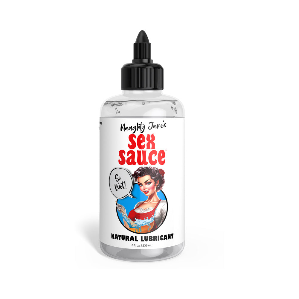 Naughty Jane’s Sex Sauce Natural Lubricant 8 oz Water-Based Body Safe