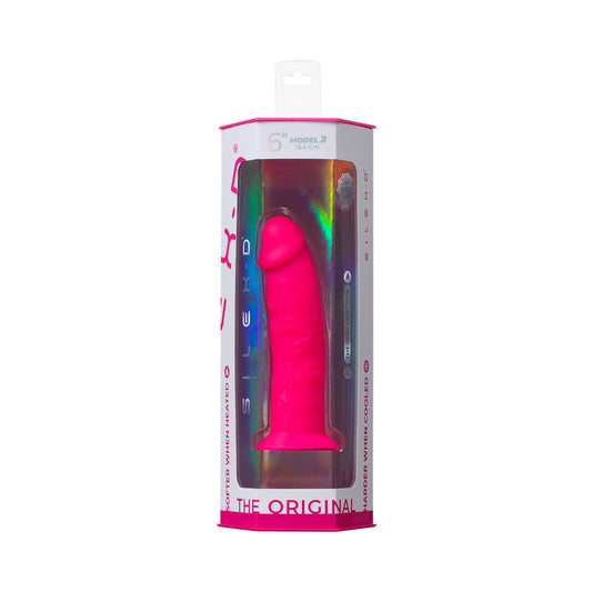 SILEX-D Original Model 2 6" Dildo Pink Dual Density Realistic Pleasure Toy