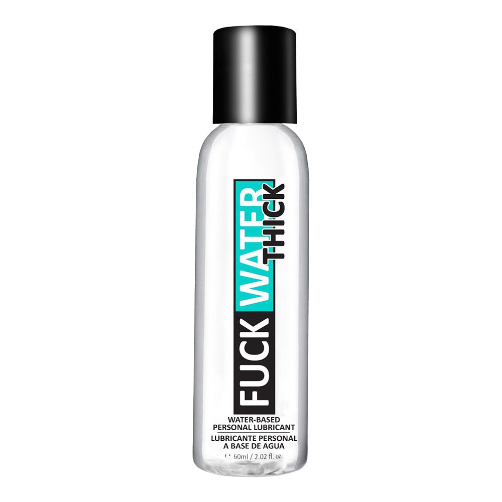 Fuck Water Thick Clear Water-Based Lubricant 2 oz - Travel Size Personal Lubrica