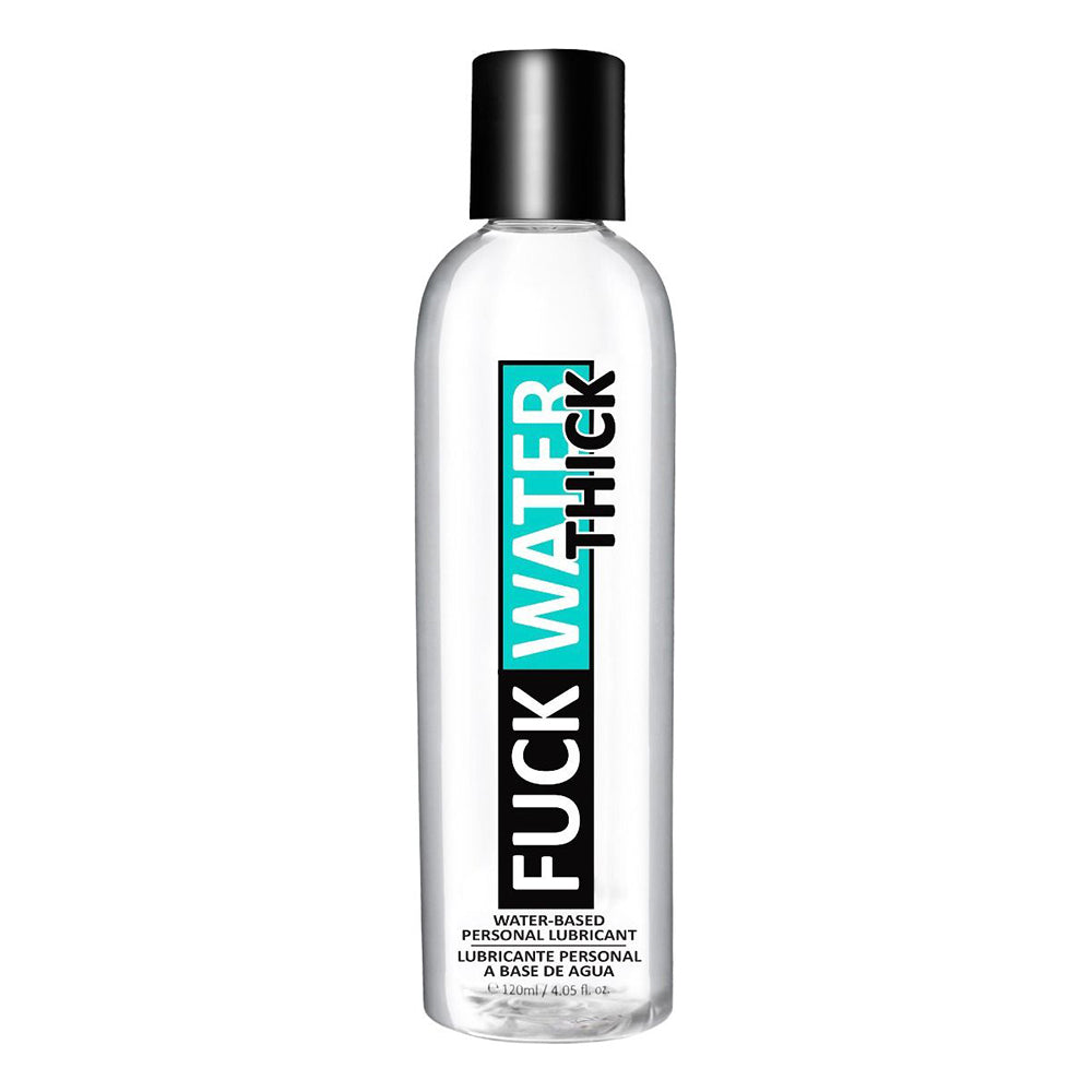Fuck Water Thick Clear Water-Based Lubricant 4 oz - Gentle Water-Based Formula