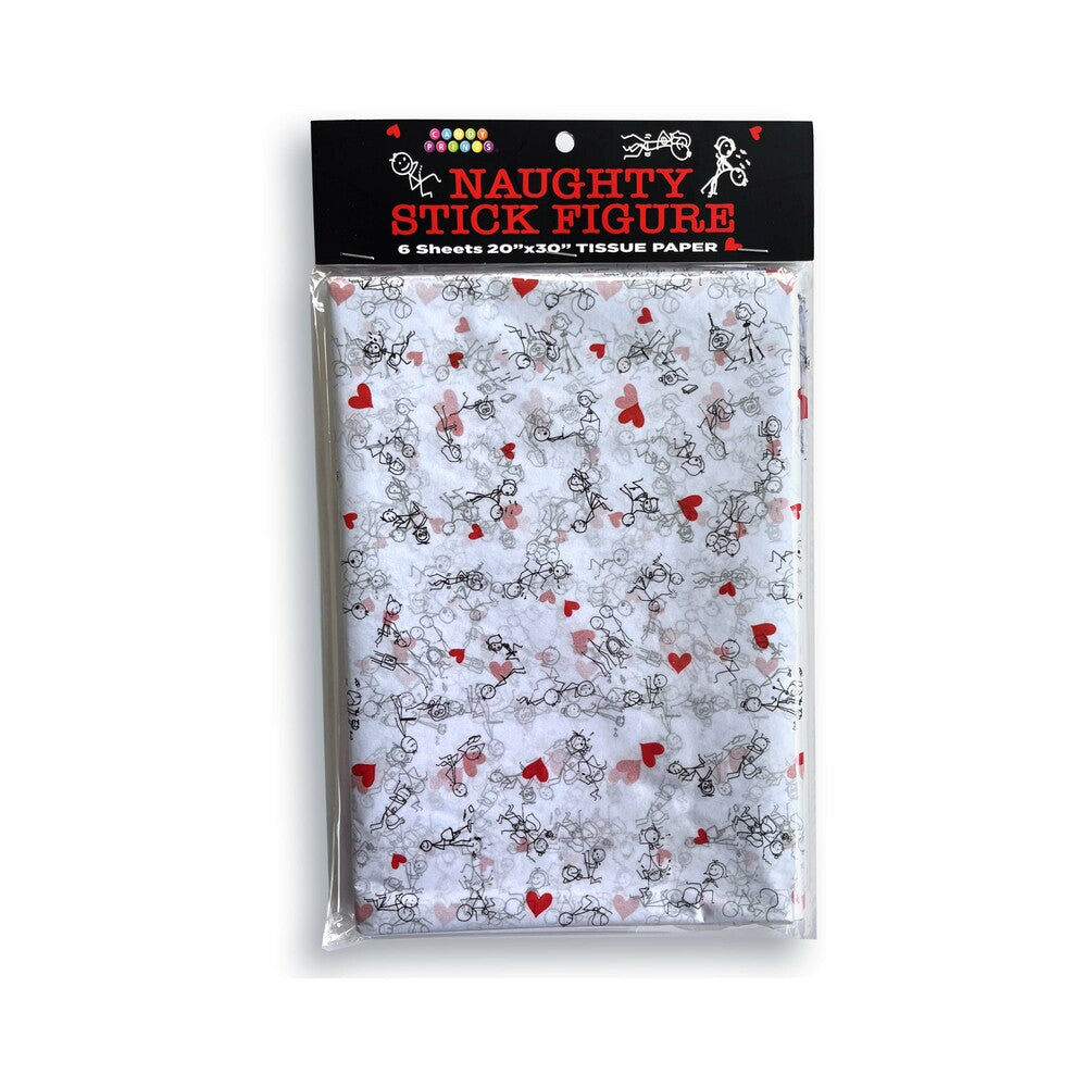Naughty Stick Figure Tissue Paper – Humorous Adult Party Accessory & Decoration