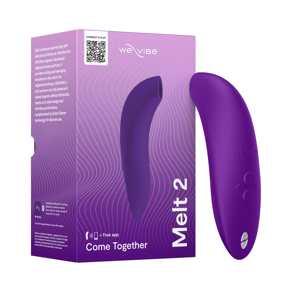We-Vibe Melt 2 Pleasure Air Clit Stim Purple – Luxury Rechargeable Clitoral Toy
