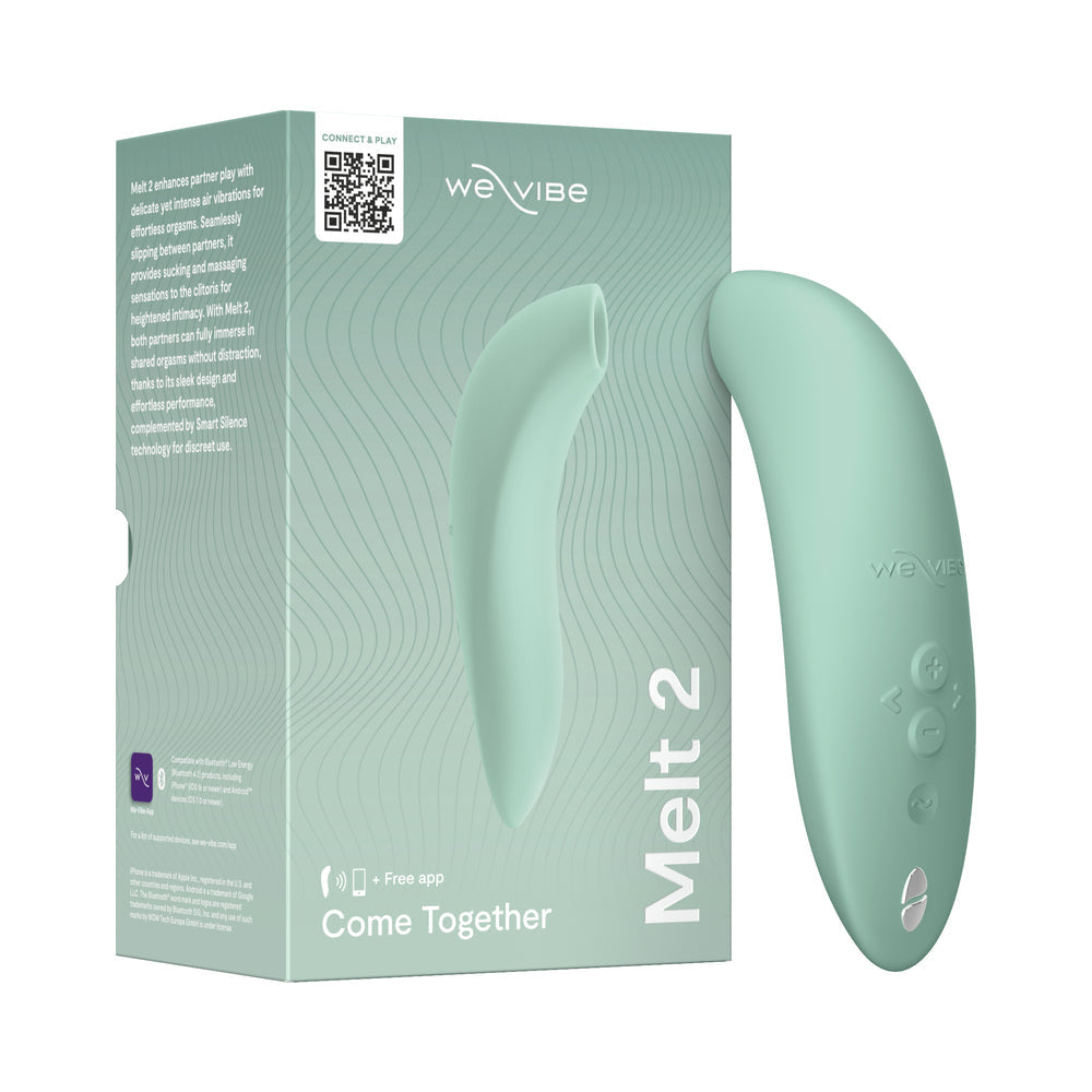 We-Vibe Melt 2 Pleasure Air Clit Stim Sage – Premium Rechargeable Clitoral Toy