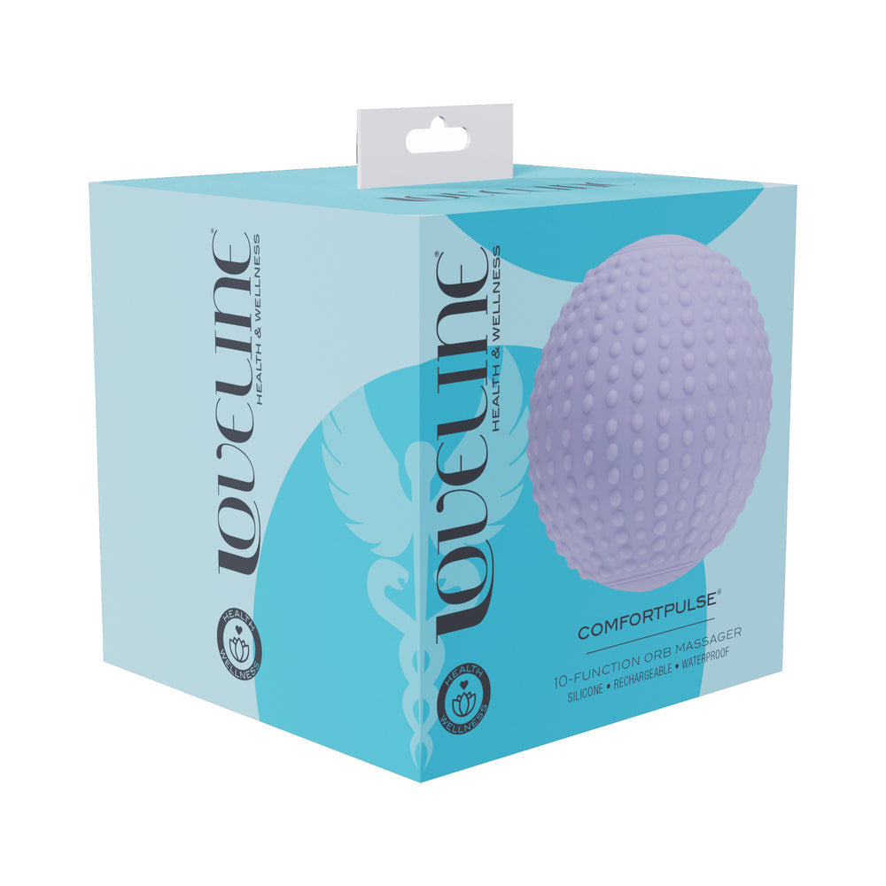 LoveLine ComfortPulse Silicone Massager Lavender