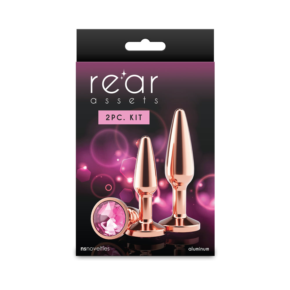 Rear Assets Tapered Trainer Plug Kit Rose Gold/Pink