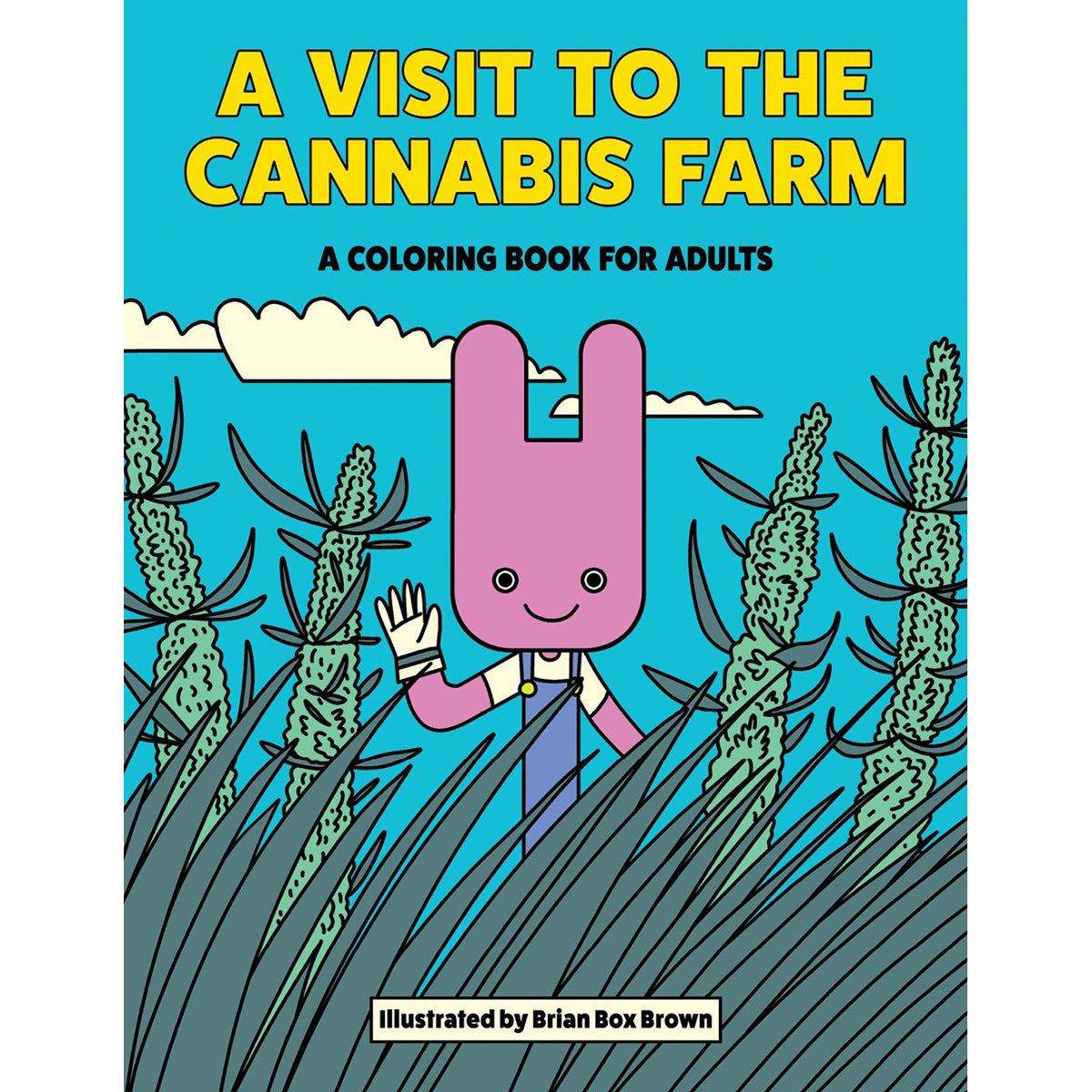 Wood Rocket Visit to the Cannabis Farm Coloring Book – Adult Humor & Art Fun