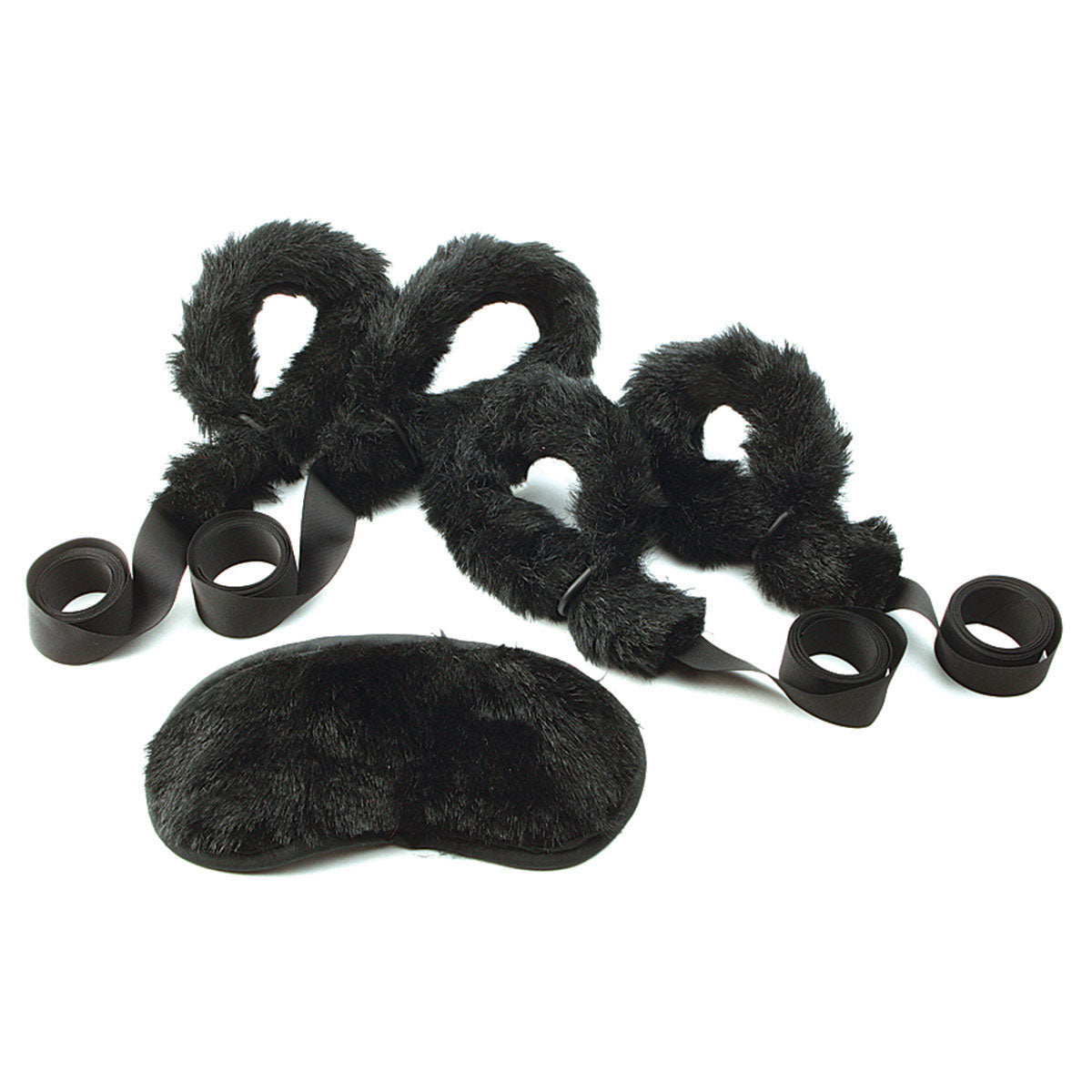 Sex Kitten Five-Piece Faux Mink Fur Love Bond Kit - Sensory Restraints