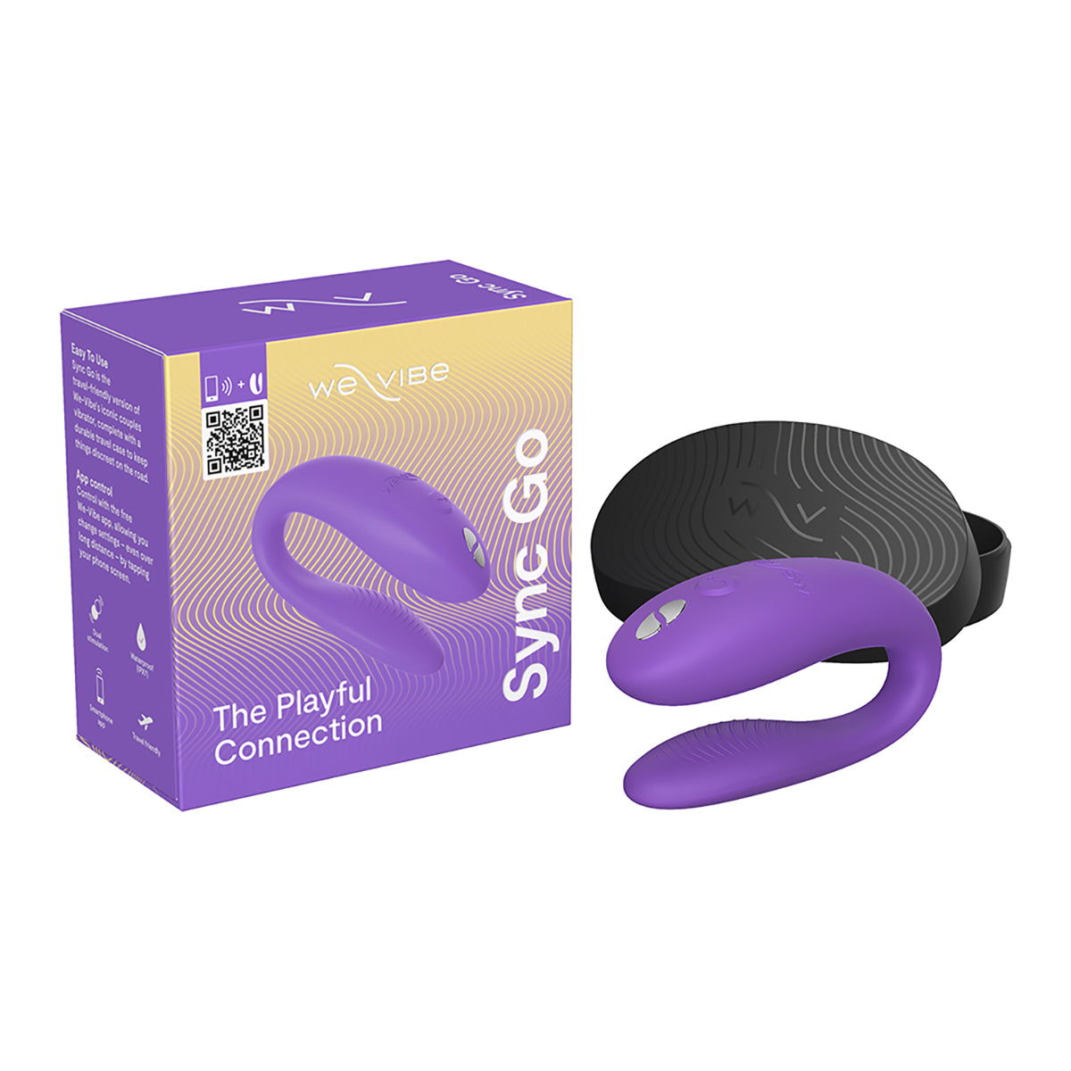 We-Vibe Sync Go Light Purple – Adjustable App Controlled Couples Vibrator Toy