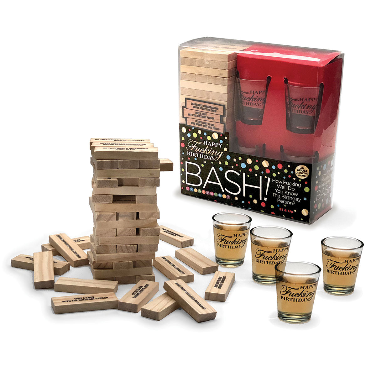 Happy Fucking Birthday Bash Game - Fun Adult Party Game for Birthdays