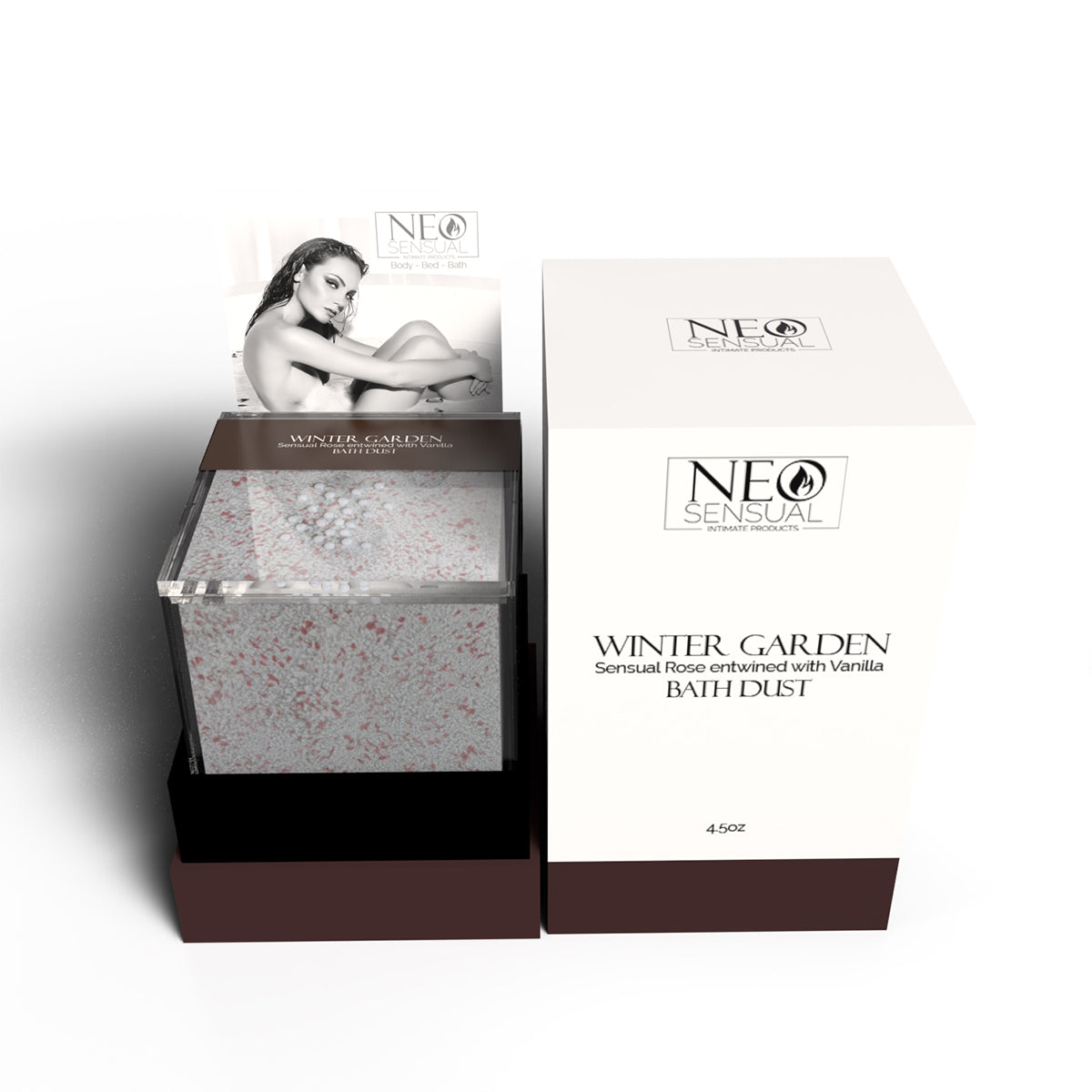 NEO Sensual Bath Dust 4.5oz – Winter Garden Relaxing Bath Powder
