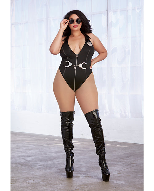 "4 Pc Cop Stretch Knit Teddy
