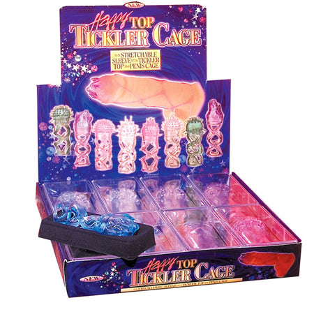 Fantasy X-tensions Happy Top Tickler Cage 8-Pack Display