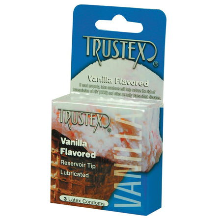 Trustex Flavored Condoms Vanilla 3-Pack