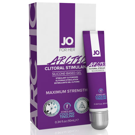 JO Arctic Clitoral Gel - Cooling - Stimulant (Silicone-Based) 0.34 fl oz - 10 ml