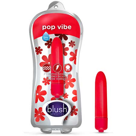 Vive Pop Vibe Bullet Vibrator Cherry Red