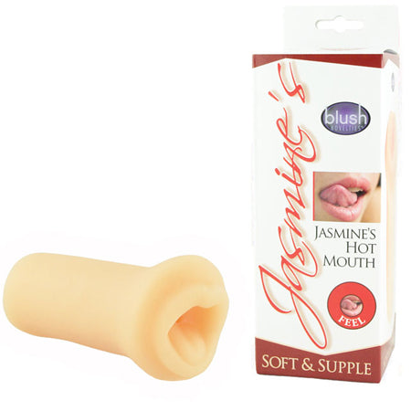 X5 Men Jasmine's Hot Mouth Oral Stroker Beige