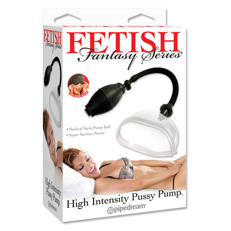 Fetish Fantasy Series High Intensity Pussy Pump Clear/Black