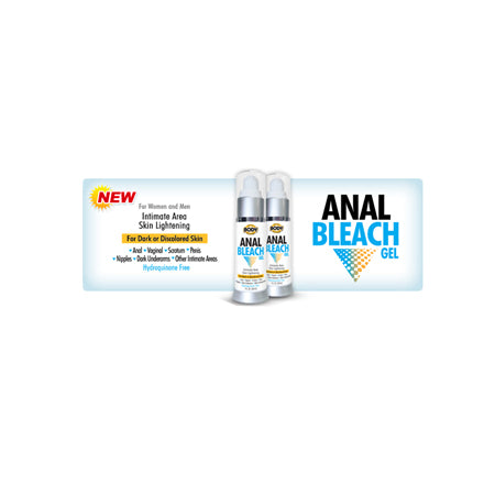 Body Action Anal Bleach Gel 1 oz Brightening Cream for Intimate Areas