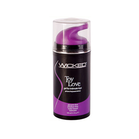 Wicked Toy Love Water-Based Lubricant Gel for Toys 3.3 oz.