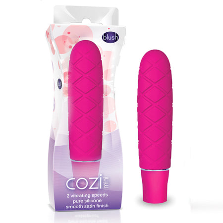 Luxe Cozi Mini Silicone Slimline Vibrator Fuchsia