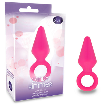 Luxe Candy Rimmer Small Silicone Anal Plug Pink