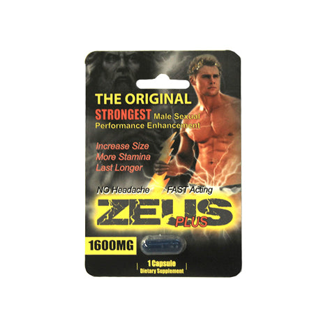 Zeus Plus Male Supplement 1pk Performance Stamina Enhancement Pill