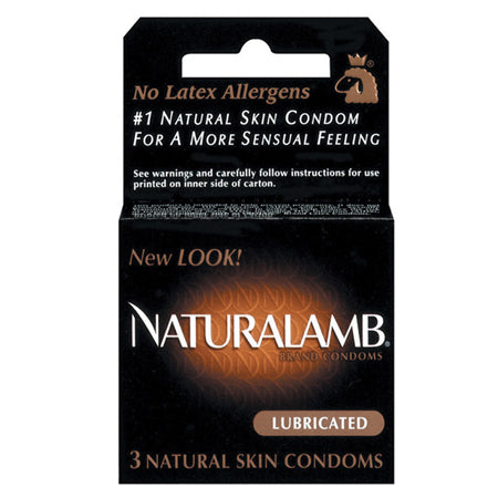 Naturalamb Lubricated Condoms Natural Feel Premium Safe Sex Protection Latex