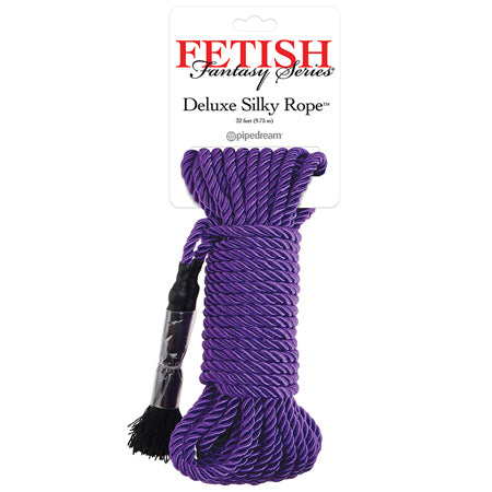 Fetish Fantasy Series Deluxe Silk Rope 9.75 m / 32 ft. Purple