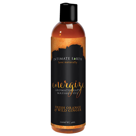 Intimate Earth Energize Massage Oil 120ml.