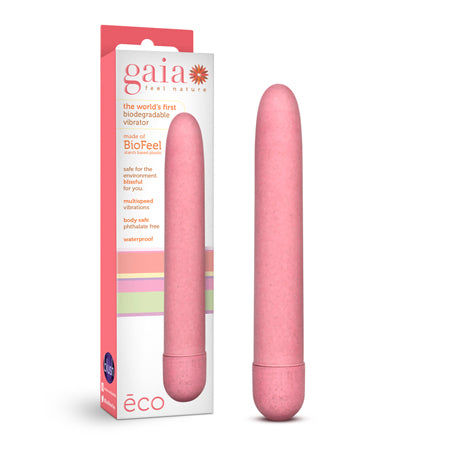 Gaia Eco Slimline Vibrator Coral
