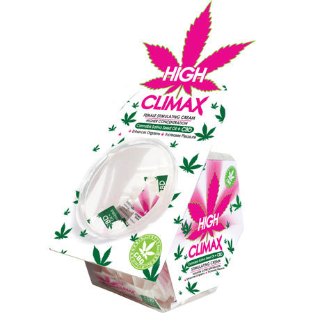 High Climax Female Stimulant with Hemp Seed Oil Stick Pack Display (50 piece bow