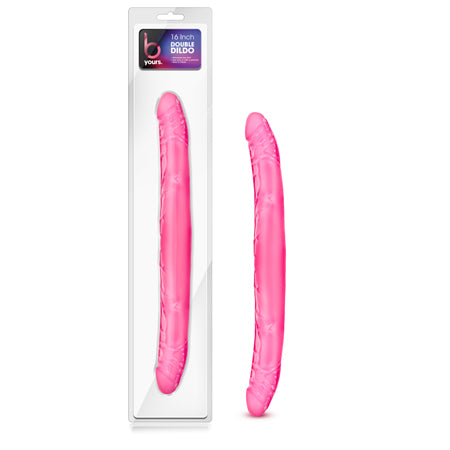 B Yours 16 in. Double Dildo Pink