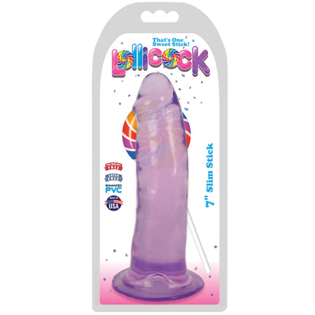 Lollicock Slim Stick 7in Grape Ice