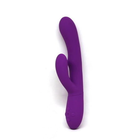 FemmeFunn Ultra Rabbit Rechargeable Silicone Dual Stimulation Vibrator Purple