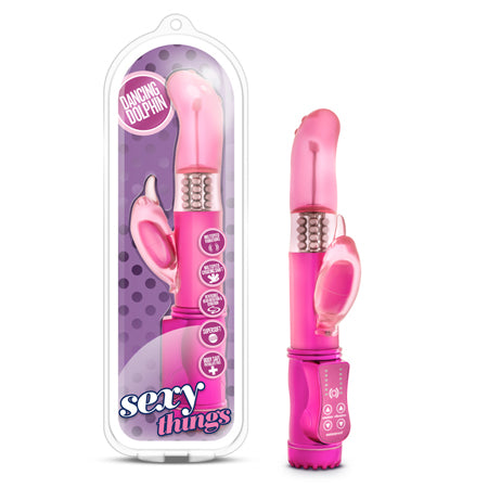 Sexy Things Dancing Dolphin Dual Stimulation Vibrator Fuchsia