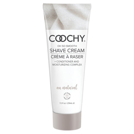 Coochy Shave Cream Au Natural 7.2 oz | Gentle Razor Protection Smooth Skin
