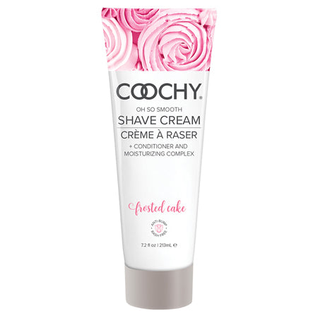Coochy Shave Cream Frosted Cake 7.2 oz | Sweet Scent Soft Moisturizing Lube