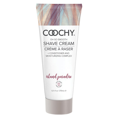 Coochy Shave Cream Island Paradise 12.5 oz | Smooth Skin Moisturizing Lube