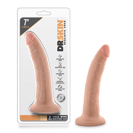 Dr. Skin Realistic 7 in. Dildo Beige