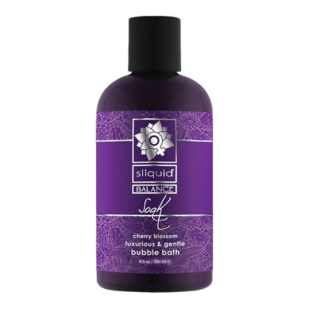 Sliquid Balance Soak Bubble Bath Cherry Blossom 8.5 oz